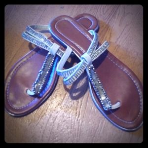 WHT Blinged Sandals